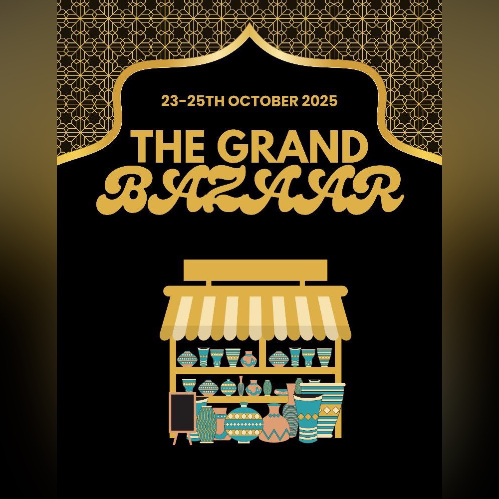 LIKE THIS POST TO BE NOTIFIED - The Grand Bazaar Event Poster October 23-25